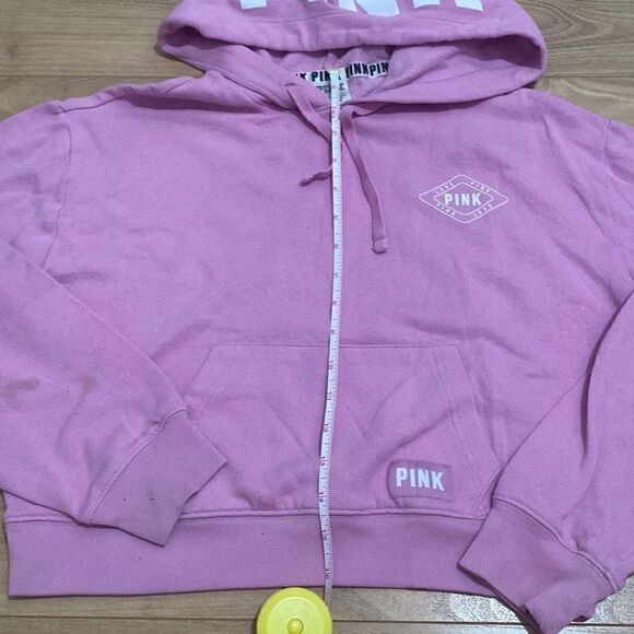 Victoria’s Secret Pink Cropped Hoodie size XS - Picture 6 of 8